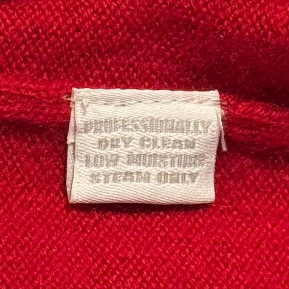 Charter Club Sweater Cashmere Cowl Neck Preppy Old Money Quiet Luxury Red Small - Picture 4 of 6